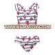 2018 Custom cute fashion factory custom wholesale kids girl bikini beachwear