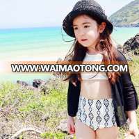 S13717A Korean Fashion Design 2016 Kids Girls Fashion Swimwear