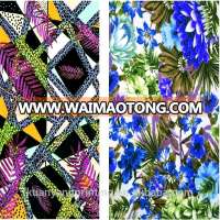 waterproof 4 way stretch print fabrics for swimwear beachwear